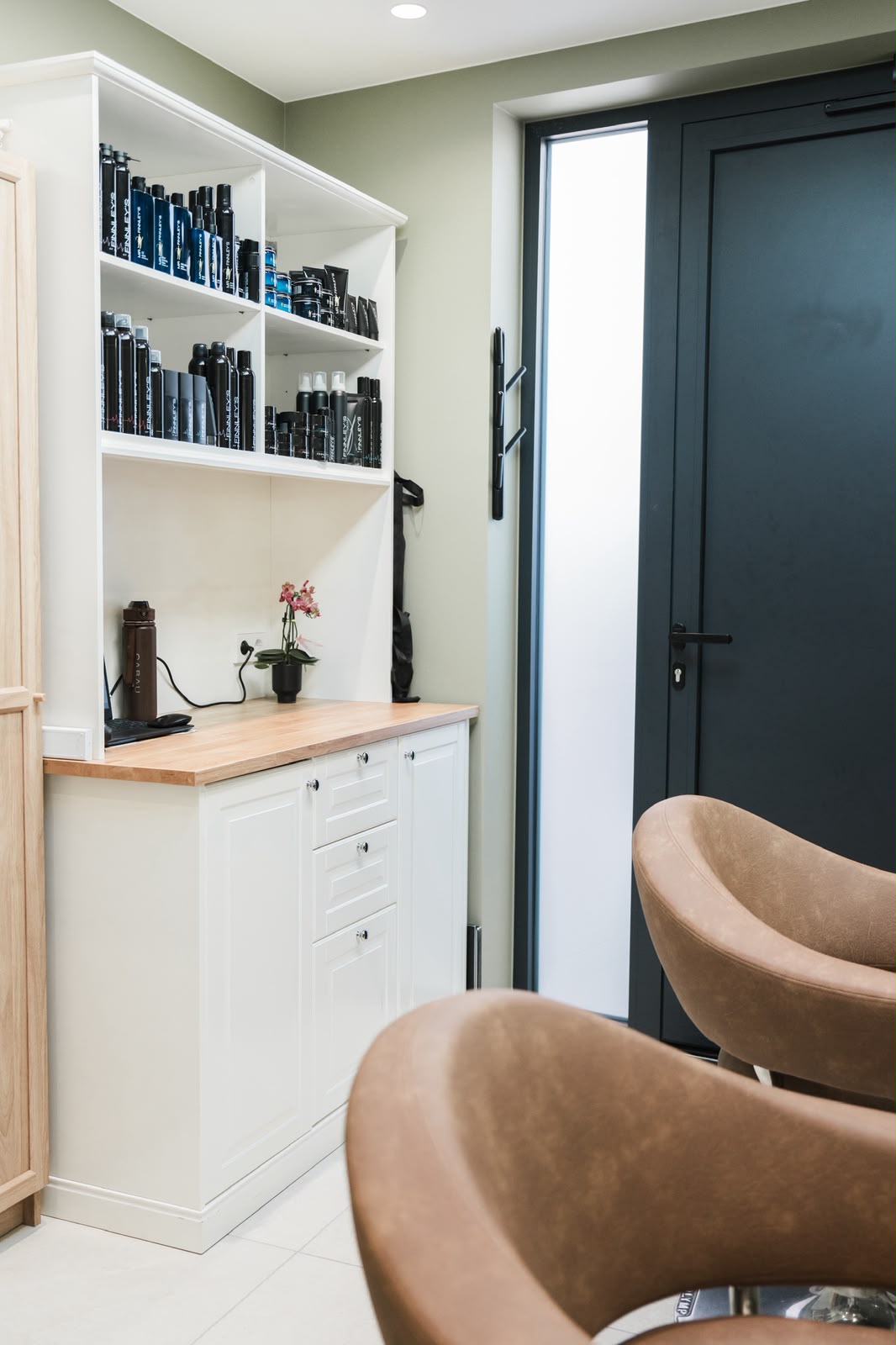 Interieur van de salon