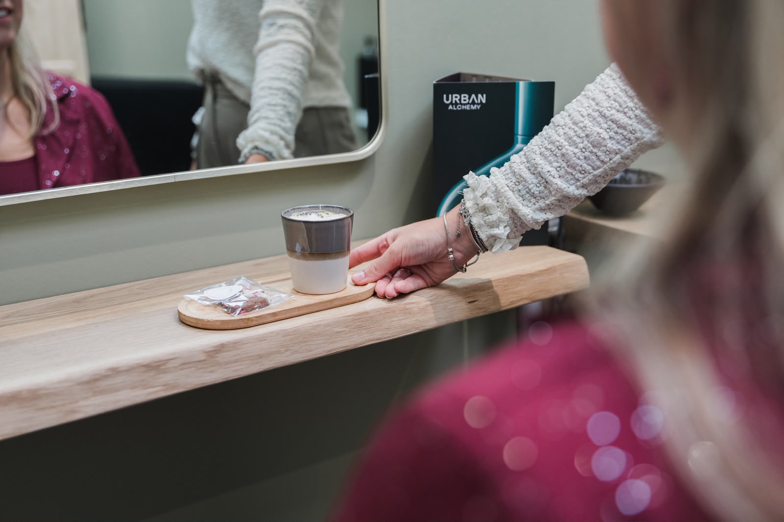 Koffie in de salon